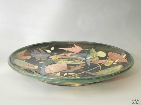 Sophie MacCarthy - Shallow dish with leaves and stalks